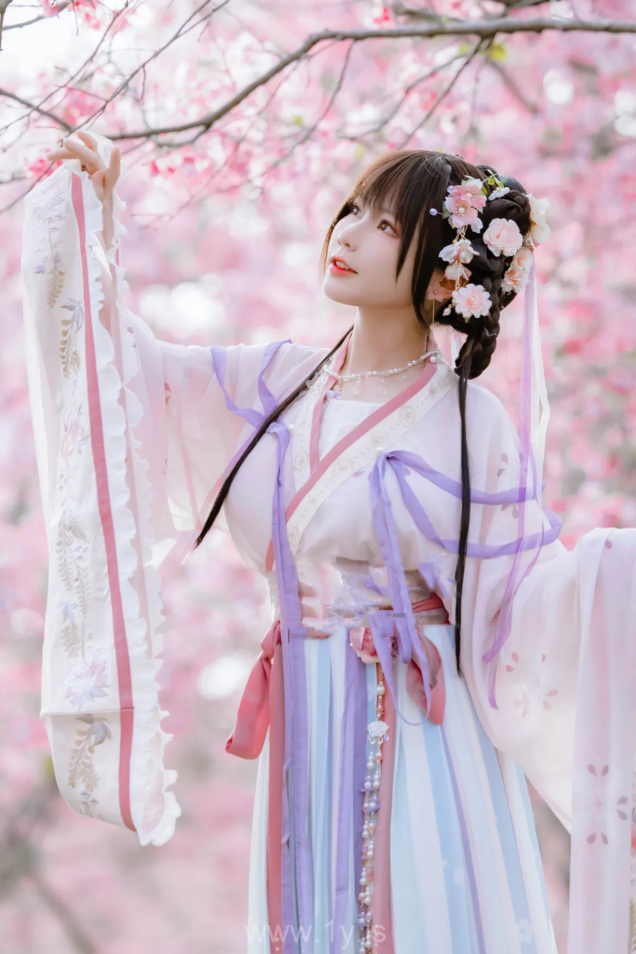 Nyako喵子 NO.036 樱花汉服 花神祈愿